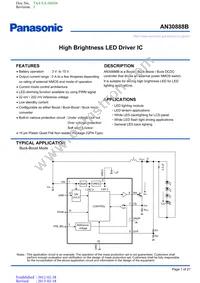 AN30888B-VB Datasheet Cover