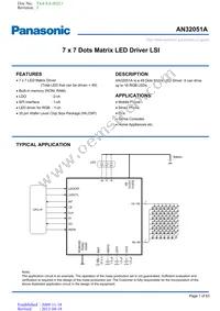 AN32051A-PB Datasheet Cover