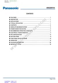 AN32051A-PB Datasheet Page 2