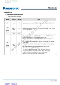 AN32054B-PB Datasheet Page 18