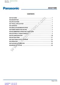 AN32150B-PR Datasheet Page 2