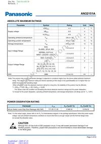 AN32151A-PR Datasheet Page 3