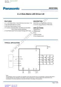 AN32180A-VB Datasheet Cover