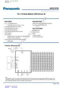 AN32181B-VB Datasheet Cover