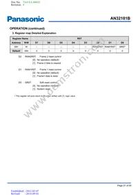 AN32181B-VB Datasheet Page 21