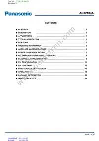 AN32183A-VF Datasheet Page 2