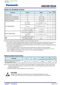 AN33012UA-VB Datasheet Page 2
