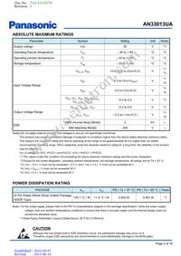 AN33013UA-VB Datasheet Page 2