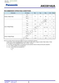 AN33014UA-VB Datasheet Page 3