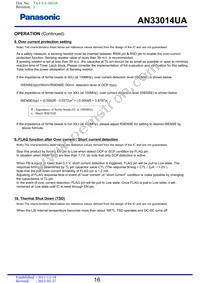 AN33014UA-VB Datasheet Page 16