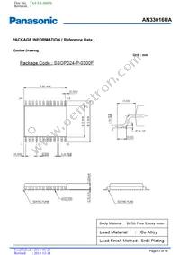 AN33016UA-VB Datasheet Page 17