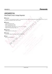 AN34001A-LC Datasheet Page 3