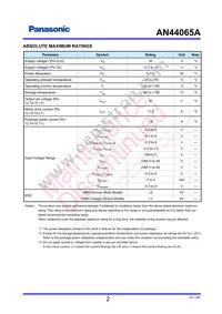 AN44065A-VF Datasheet Page 2