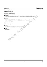 AN44070A-VF Datasheet Page 3