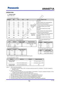 AN44071A-VF Datasheet Page 12