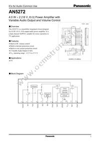 AN5272 Datasheet Cover