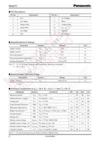 AN5277 Datasheet Page 2