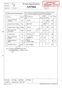 AN7164 Datasheet Page 3