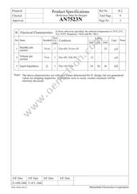 AN7523N Datasheet Page 3