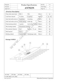 AN7523N Datasheet Page 7