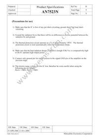 AN7523N Datasheet Page 9