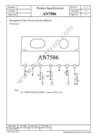 AN7586 Datasheet Page 4