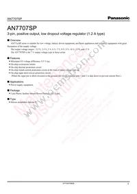 AN7707SP-E1 Datasheet Page 3