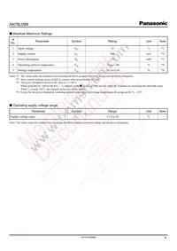 AN78L09ME1 Datasheet Page 6