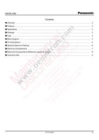 AN78L10ME1 Datasheet Page 2