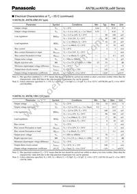 AN78L20ME1 Datasheet Page 5