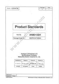 AN8015SH-E1V Datasheet Cover