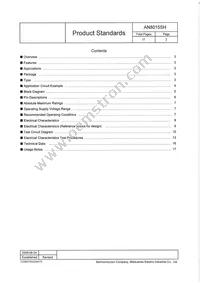 AN8015SH-E1V Datasheet Page 2