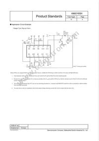 AN8016SH-E1V Datasheet Page 4