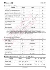 AN8018SA-E1 Datasheet Page 3