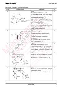 AN8049FHNEBV Datasheet Page 7