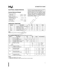 AN87C196JTWB20 Datasheet Page 7