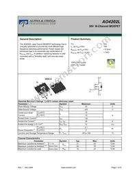 AO4202L Datasheet Cover