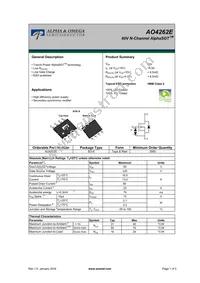 AO4262E Datasheet Cover