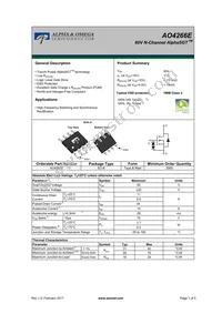 AO4266E Datasheet Cover