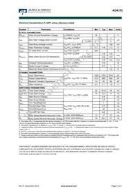 AO4312 Datasheet Page 2