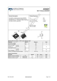 AO4421L Datasheet Cover