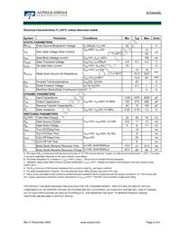 AO4448L Datasheet Page 2