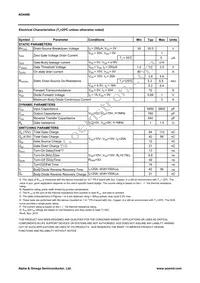 AO4488L_101 Datasheet Page 2