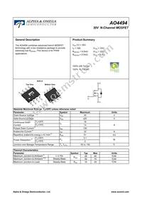 AO4494 Datasheet Cover