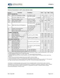 AO4821L Datasheet Page 2