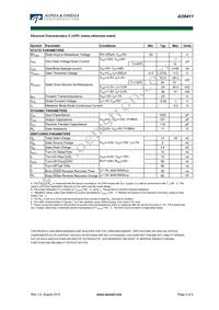 AO6411 Datasheet Page 2