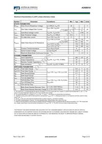 AO6801A Datasheet Page 2
