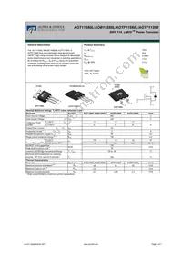 AOB11S60L Datasheet Cover