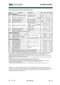 AOB2608L Datasheet Page 2