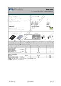 AOC3860 Datasheet Cover